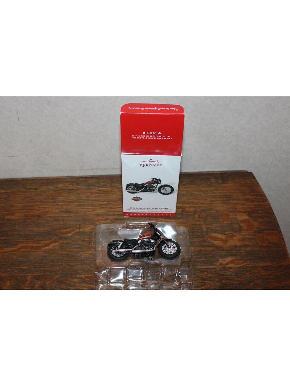 NEW Hallmark 2015 Harley Davidson 2014 Sportster Forty-Eight Motorcycle Ornament